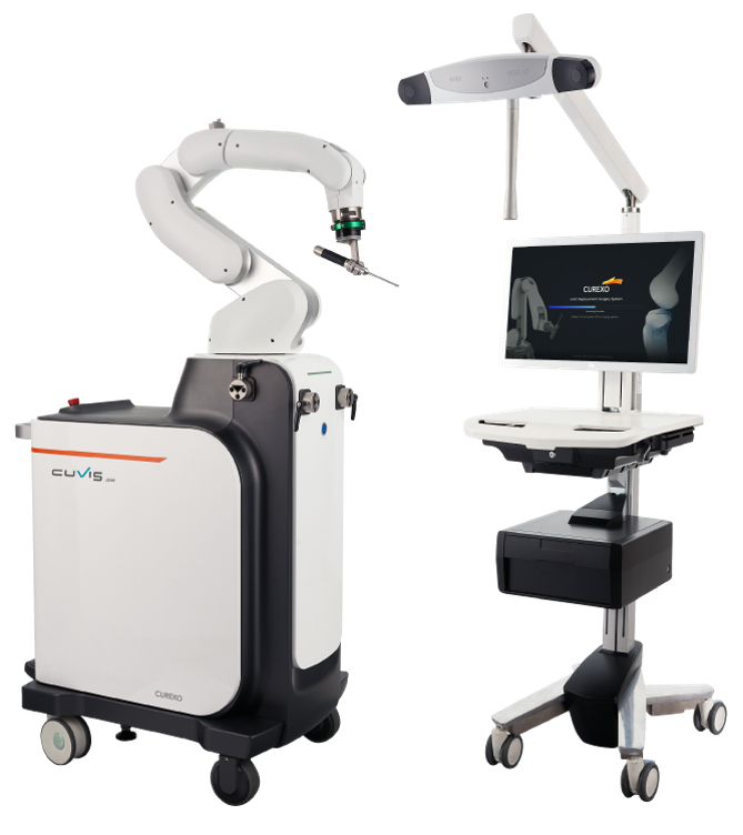 ▲큐렉소의 인공관절수술로봇 ‘큐비스-조인트’ (사진제공=큐렉소)