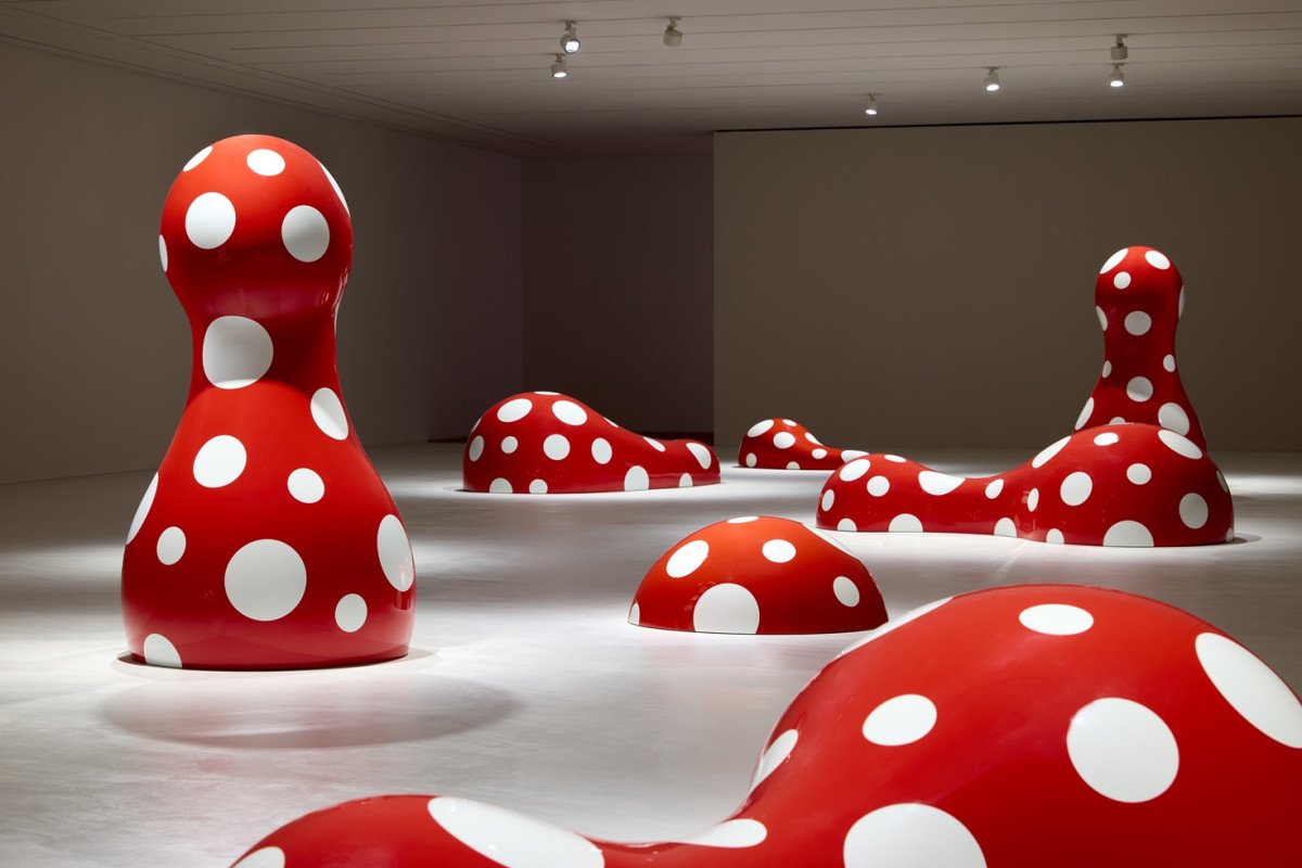 ▲야요이 쿠사마 '새로운 세계를 향한 이정표'. (사진= 태광그룹)