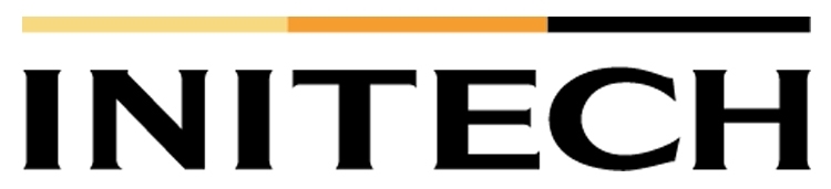 ▲이니텍이 양자내성암호 알고리즘을 적용한 보안 솔루션의 KCMVP 인증을 추진 중인 16일, 이니텍의 로고가 노란색과 검은색 선과 함께 화면에 표시되고 있다.