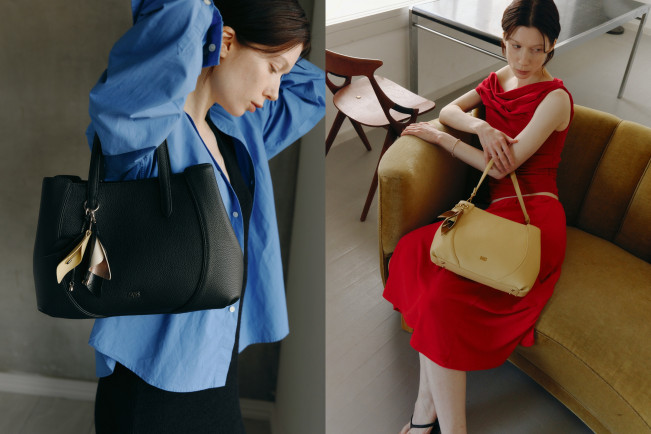 ▲LF 닥스 액세서리 2026 SS 리아백 라인 화보. (사진제공=LF)