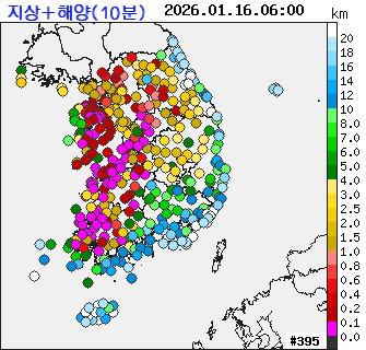 ▲중국발 미세먼지에 짙은 안개 덮친 금요일 출근길, 오늘 미세먼지·초미세먼지·안개·황사 주의 (출처=기상청 날씨누리 캡처)