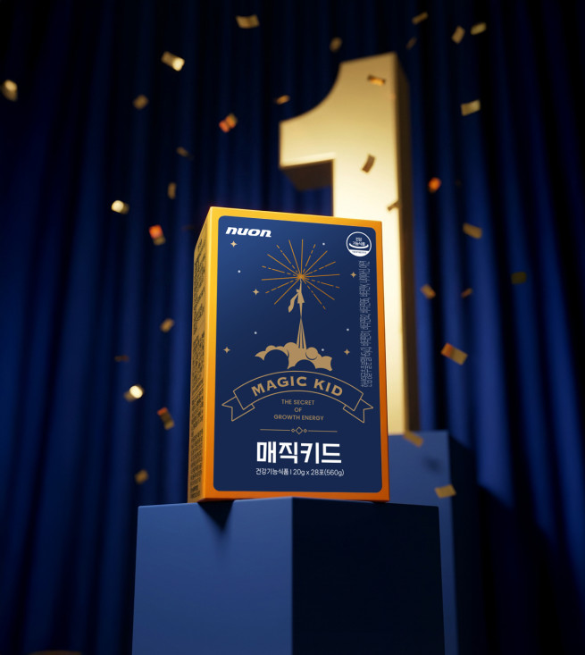 ▲뉴온의 어린이 키성장 건기식 매직키드  (사진 제공 = 뉴온)