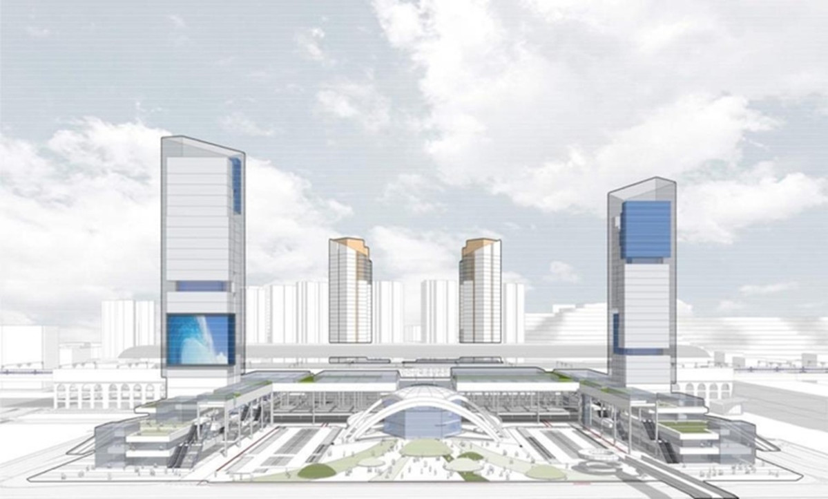 ▲KTX천안아산역 광역복합환승센터 조감도 (더피알 제공)