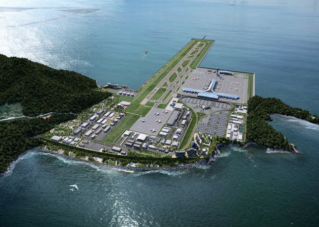 ▲가덕도신공항 조감도. (사진제공=국토교통부)