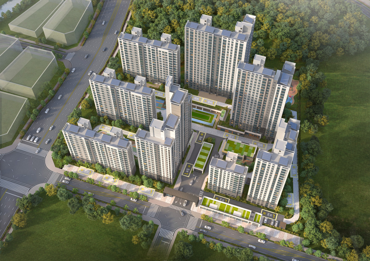 ▲SGC E&C가 지난해 수주한 시흥거모 A-7BL 아파트 건설공사 5공구 조감도 (SGC E&C)