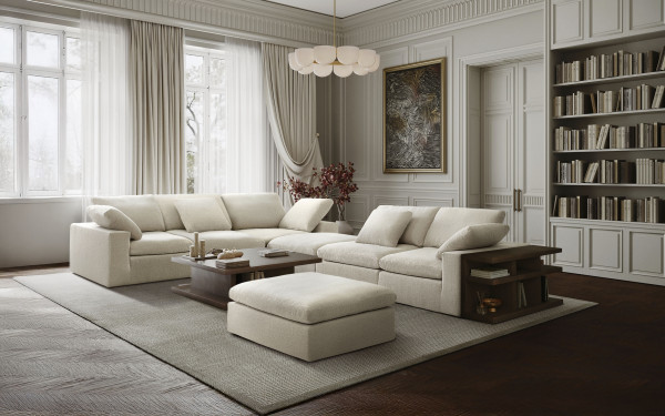 ▲까사미아 '캄포 구스 G50 클래식' 소파. (사진제공=신세계까사 )