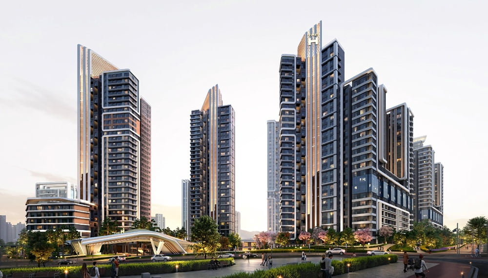 ▲개포주공 6·7단지 재건축 투시도. (사진제공=현대건설)