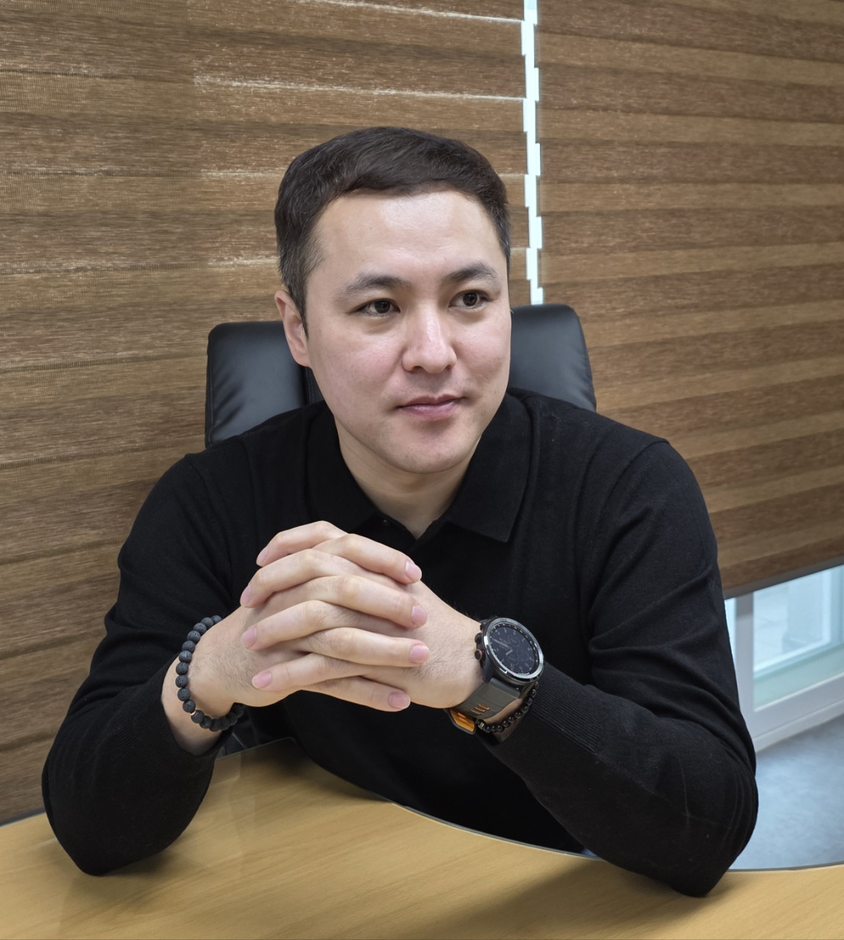 ▲인터뷰에 응하고 있는 한국휴먼케어 김민주대표  (사진제공=한국)