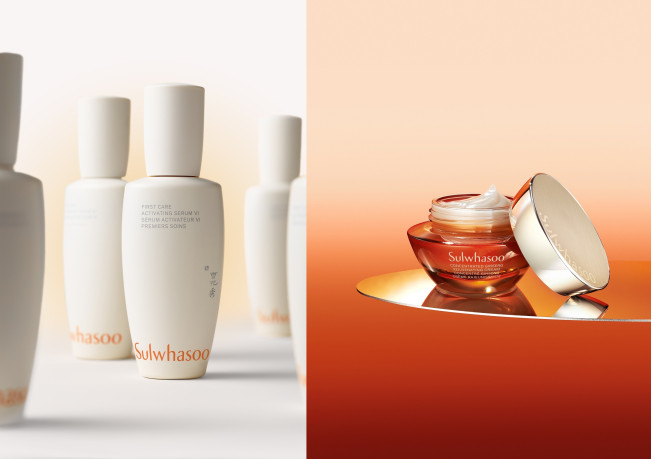 ▲설화수 윤조에센스(왼쪽)와 설화수 자음생크림 이미지. (사진제공=설화수)