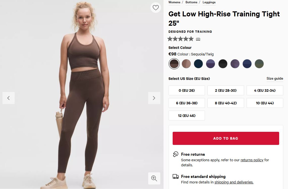 (출처=룰루레몬 공식 홈페이지 캡처)