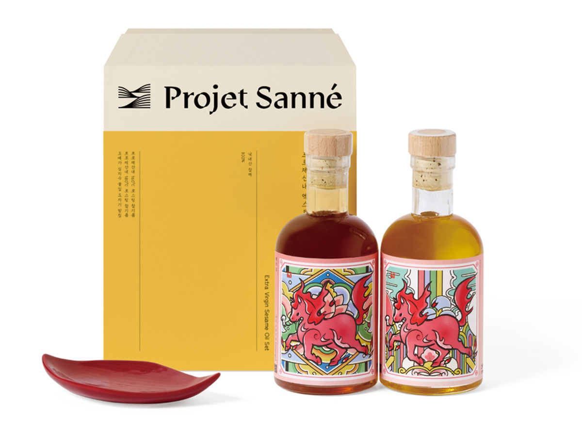 ▲청담 단독상품 프로제산내 엑스트라버진 참기름 2종 세트 (사진제공=신세계백화점)