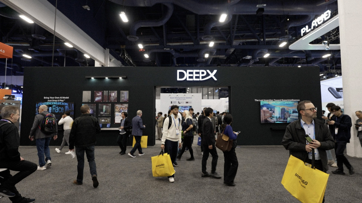 ▲CES 2026에서 딥엑스 부스 외부 전경 (사진제공-딥엑스)