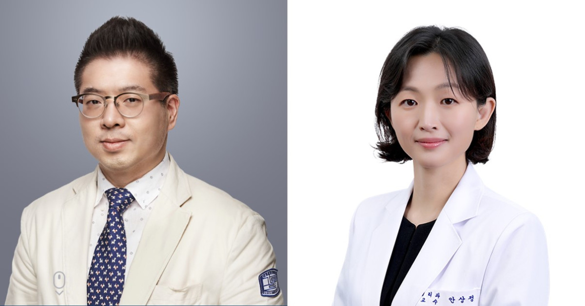 ▲(좌측부터) 이성학 서울성모병원 병리과 교수, 안상정 고려대학교 안암병원 병리과 교수 (각 병원 제공)