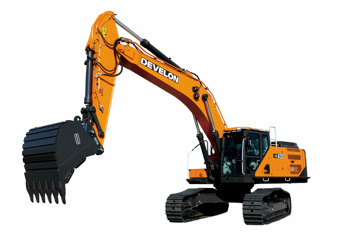 ▲HD건설기계 디벨론 40t급 스마트 굴착기 ‘DX400’. (사진= HD건설기계)