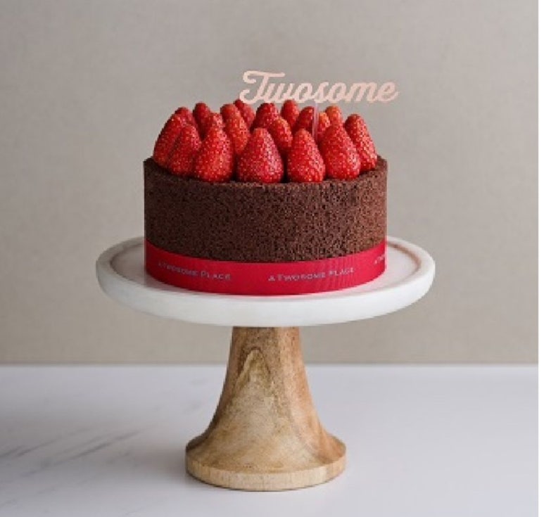 ▲스트로베리 초콜릿 케이크(투썸플레이스)