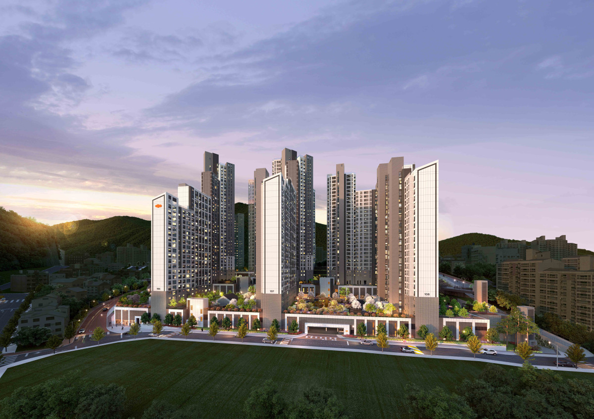 ▲e편한세상 센텀 하이베뉴 투시도. (DL이앤씨)