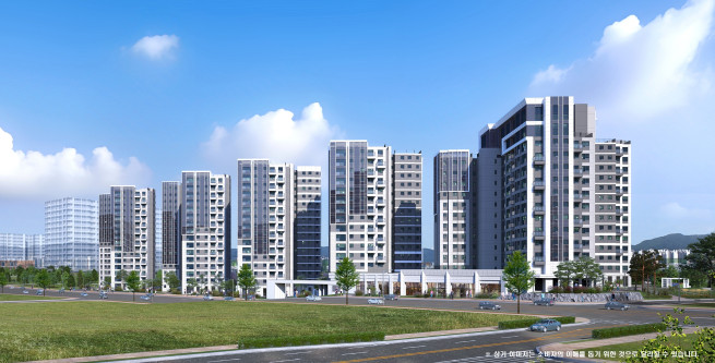 ▲'래미안 엘라비네' 투시도. (사진제공=삼성물산)