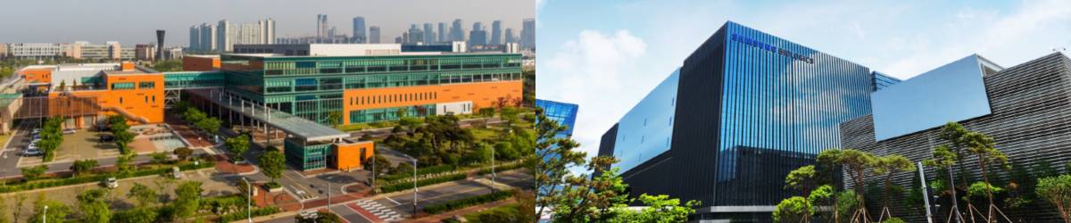 ▲셀트리온 2공장(왼쪽), 삼성바이오로직스 4공장 전경. (사진제공=셀트리온·삼성바이오로직스)