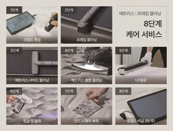 ▲쿠쿠 매트리스 케어서비스. (사진제공=쿠쿠)