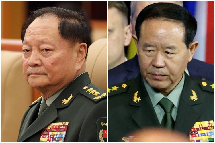 ▲장유샤 부주석(왼쪽)·류전리 위원. (연합뉴스)