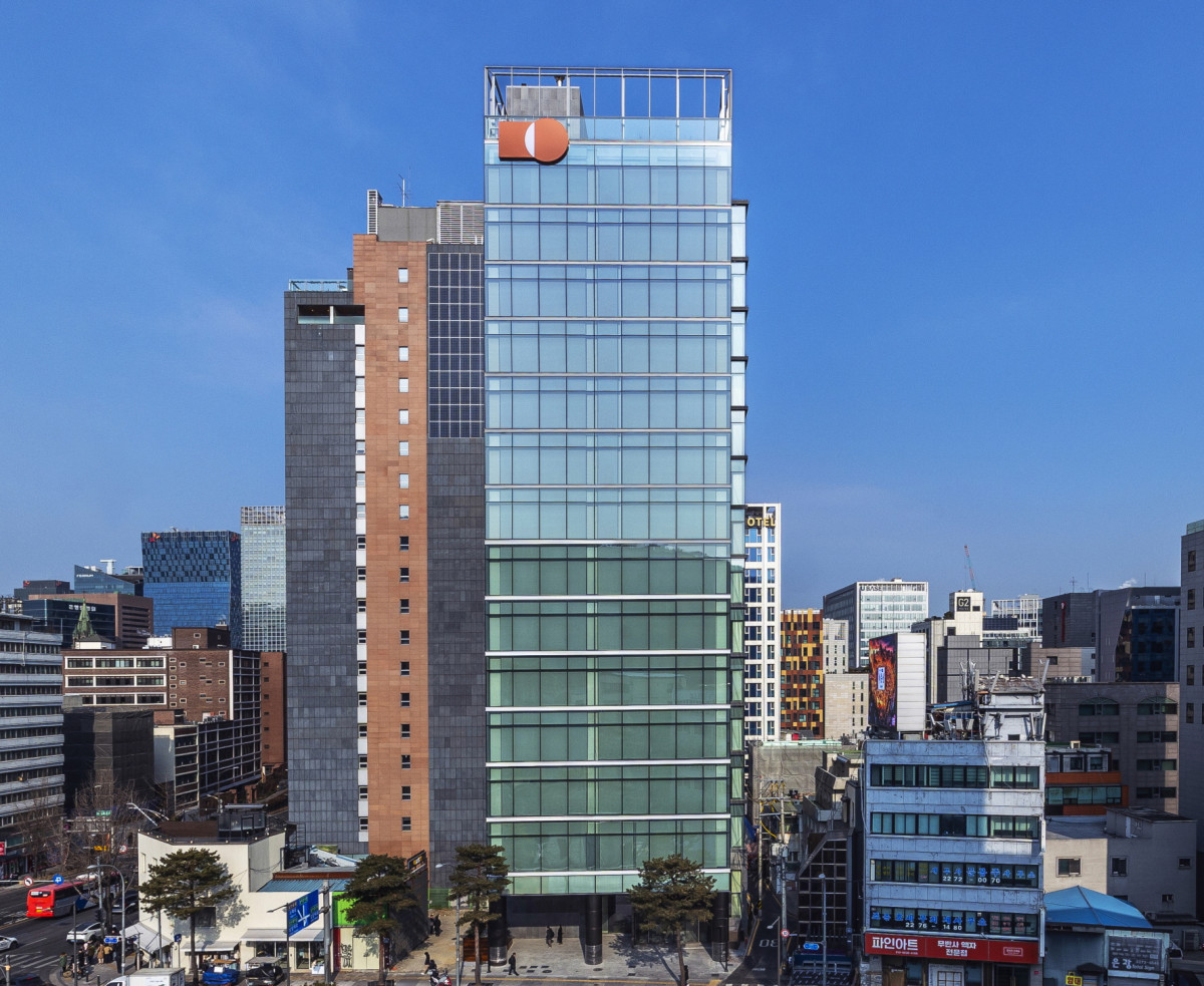 ▲서울 중구 명동에 위치한 삼양식품 신사옥의 모습이다. (사진제공 = 삼양식품)