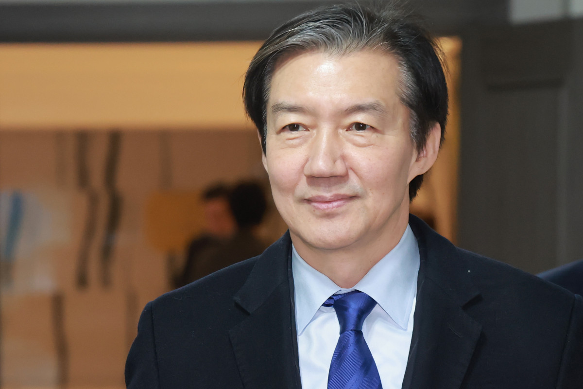 ▲조국혁신당 조국 대표가 26일 서울 여의도 중소기업중앙회에서 열린 당무위원회의에 참석하고 있다.     (연합뉴스)