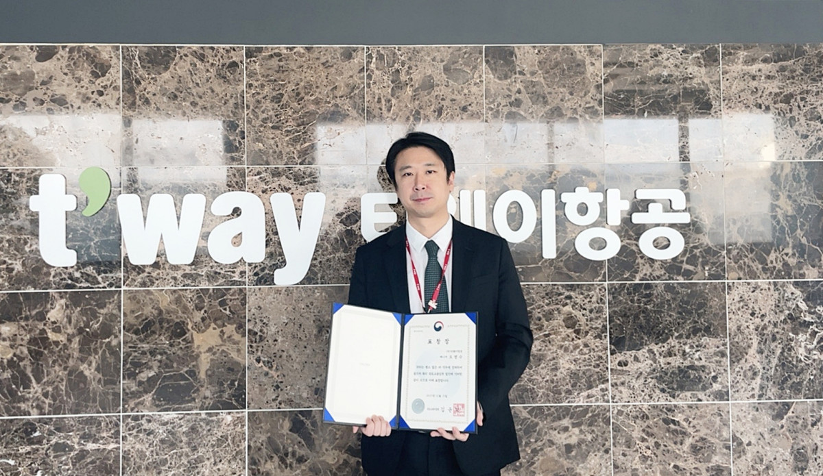 ▲오영수 티웨이항공 대구공항 지점장. (사진=티웨이항공)