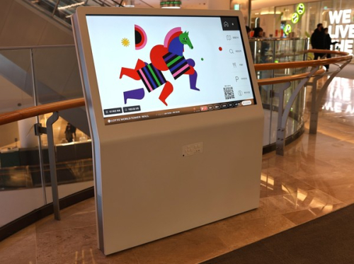 ▲롯데월드몰 베리어프리 키오스크(롯데물산)