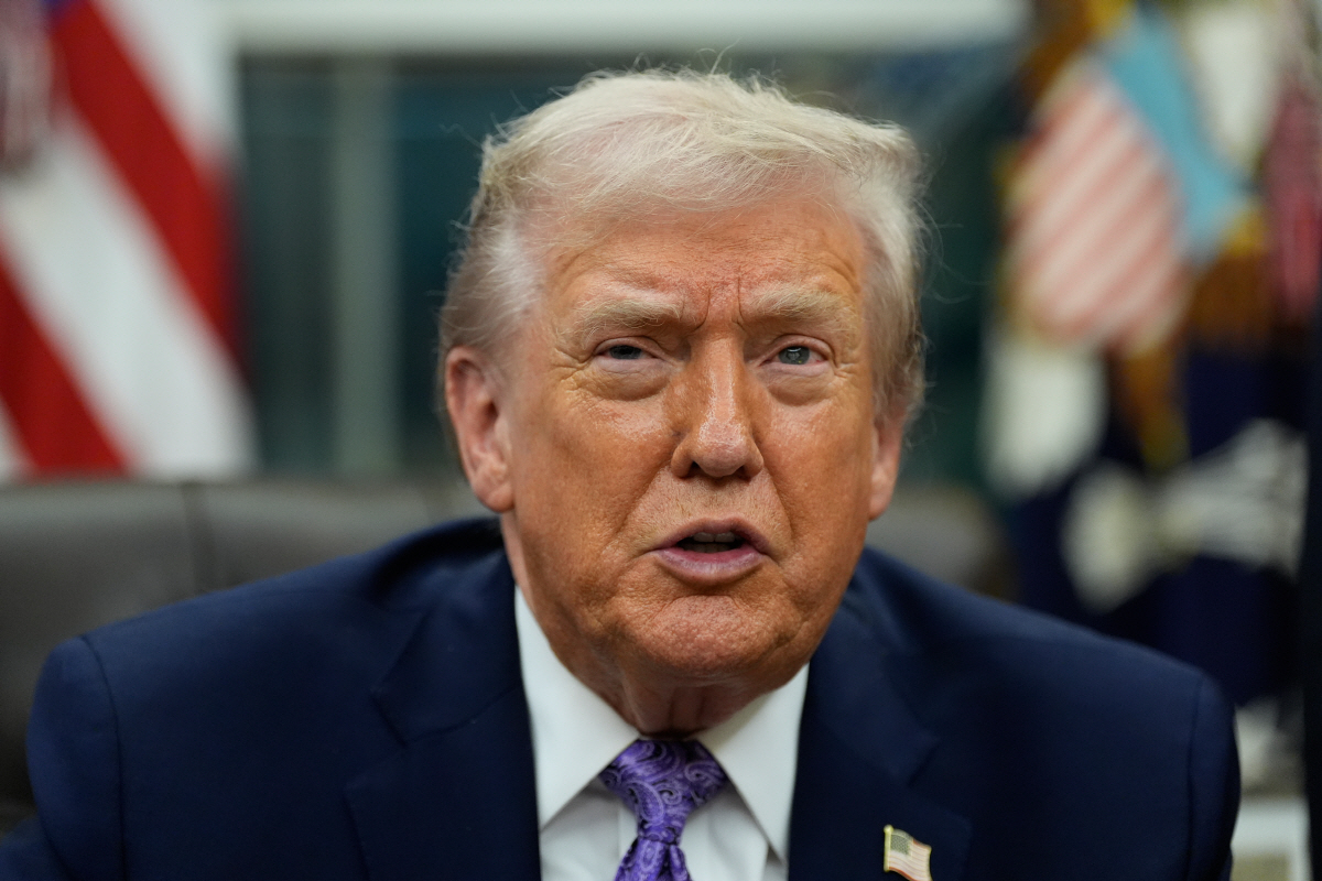 ▲도널드 트럼프 미국 대통령이 지난해 12월 11일 워싱턴D.C.에서 연설하고 있다. 워싱턴D.C./AP연합뉴스