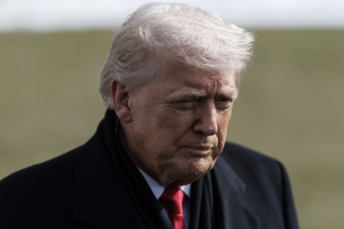 ▲27일(현지시간) 도널드 트럼프 미국 대통령이 워싱턴 D.C. 백악관에서 기자들과 만나 대화를 하고 있다. (워싱턴 D.C./EPA연합뉴스)