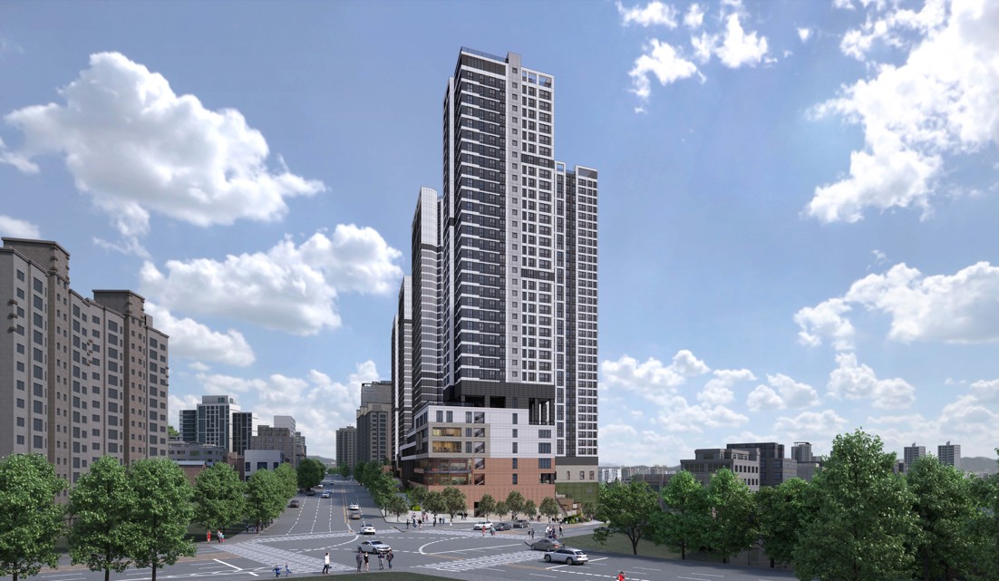 ▲서울 사가정역 인근 도심 공공주택 복합사업 투시도. (서울시)