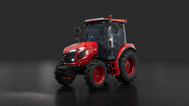 ▲TYM의 88마력 트랙터 ‘T5088’. (사진제공=TYM)