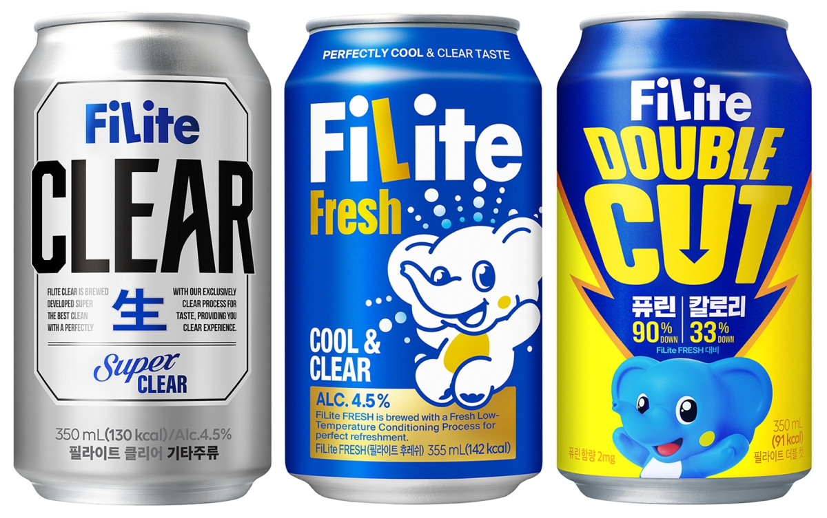 ▲필라이트 제품군. (사진제공=하이트진로)