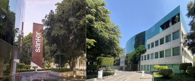 ▲ 한미약품과 에페글레나타이드 및 당뇨병 치료제 라인업 독점 유통 계약을 체결한신규 파트너사 산페르(Laboratorios Sanfer)의 멕시코 소재 본사 전경. (사진제공=한미약품)