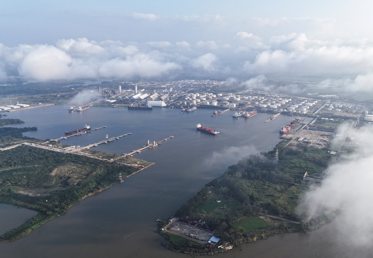 ▲멕시코 국영석유회사 페멕스의 파하리토스 터미널 모습. (로이터연합뉴스)