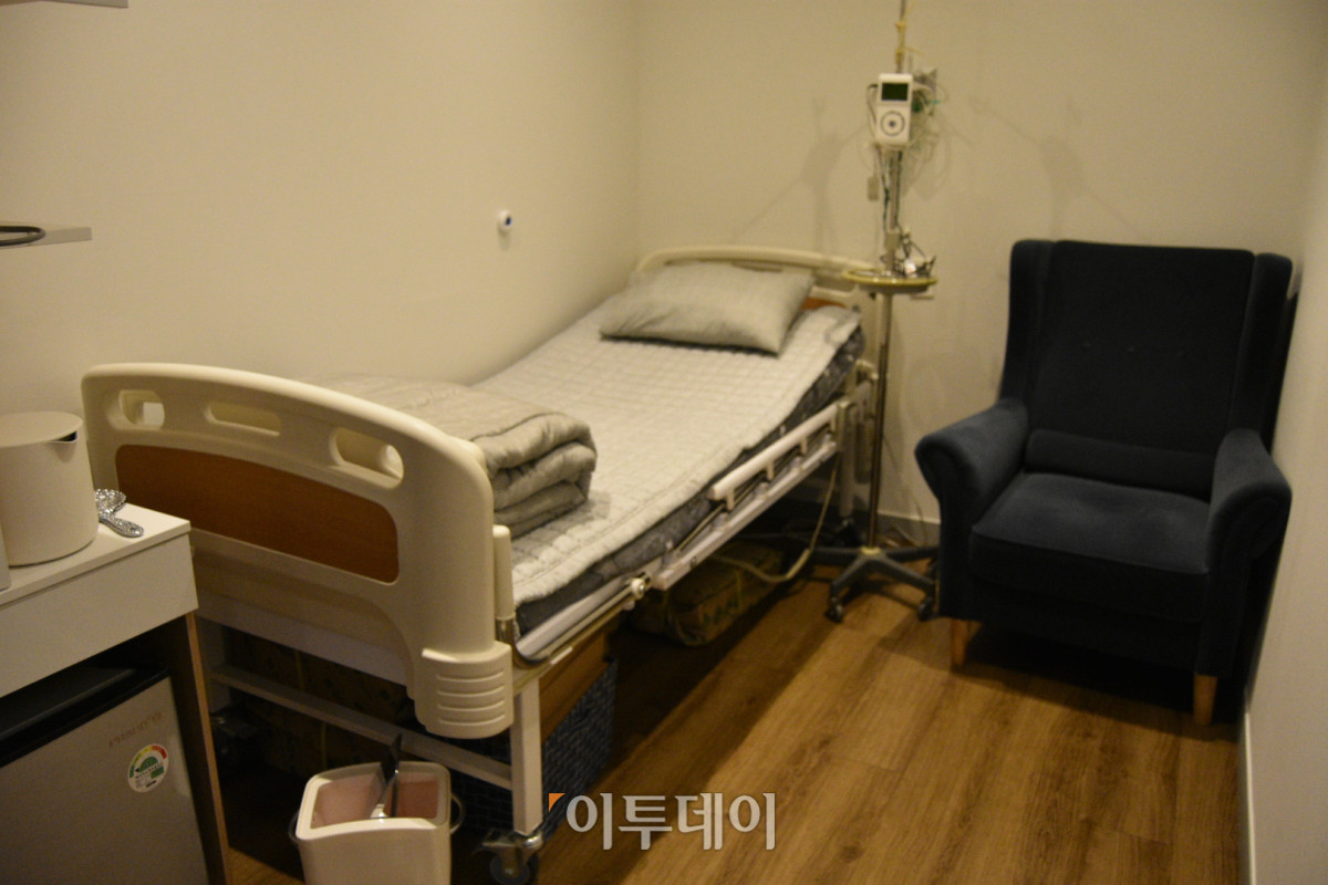 ▲1월 27일 오후 루비성형외과의원 10층 회복실 (한성주 기자 hsj@)