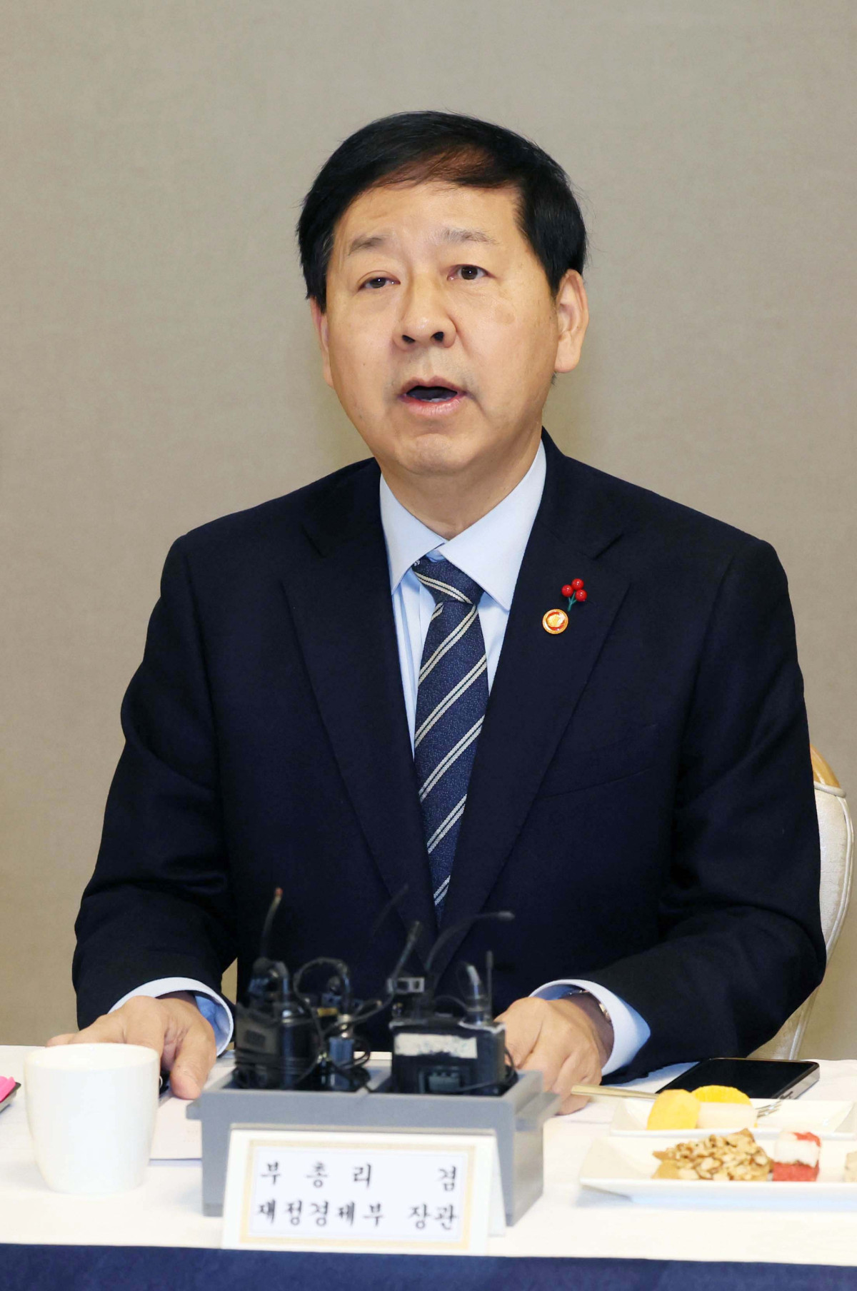 ▲구윤철 부총리 겸 재정경제부 장관이 29일 서울 종로구 정부서울청사에서 열린 ‘주택공급촉진 관계장관회의’에서 모두발언을 하고 있다. 신태현 기자 holjjak@