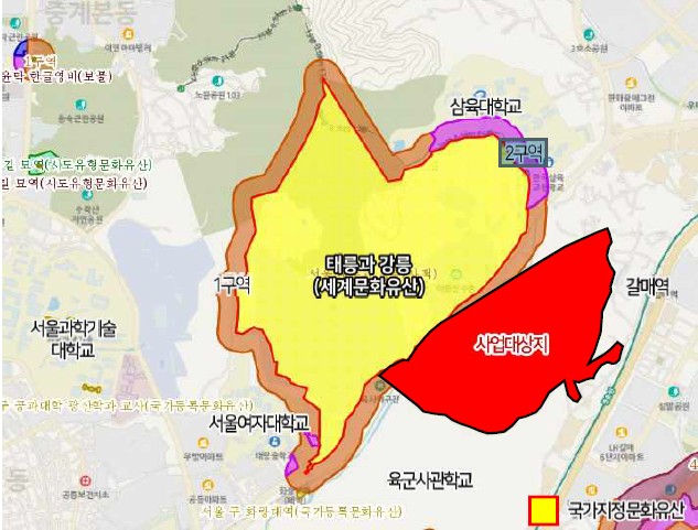 ▲태릉CC 부지 (서울시 제공)