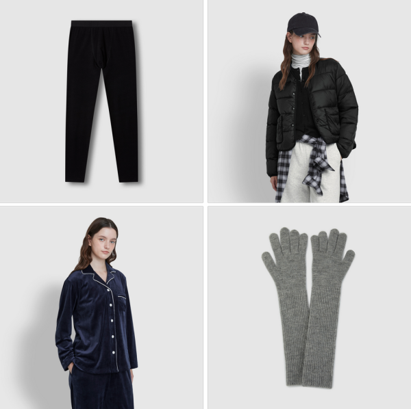 ▲'자주'의 방한 의류 제품. (사진제공=신세계까사 )