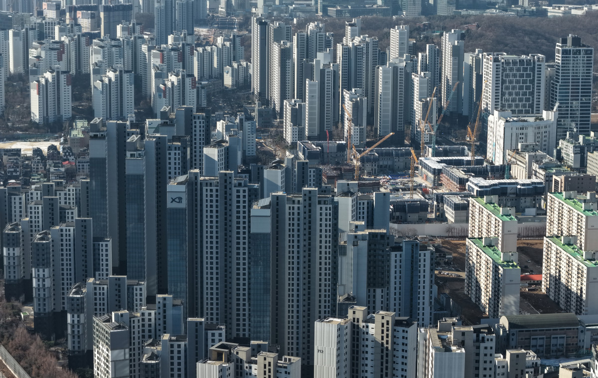 ▲경기도 과천시 과천역 인근 아파트의 모습 (연합뉴스)