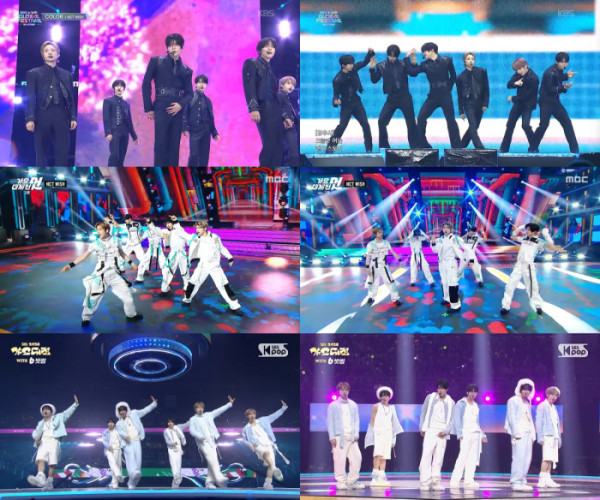 ▲'뮤직뱅크 글로벌 페스티벌 인 재팬', '가요대제전', '가요대전' 무대(사진=KBS, MBC, SBS 방송화면 캡처)