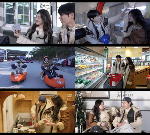 ▲유라와 홍종현이 12년 만에 커플 콘셉트로 콘텐츠를 촬영했다.(사진제공=어썸이엔티)