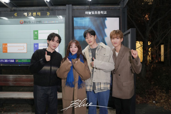 ▲승관(왼쪽부터), 이유미, 노상현, 도겸(사진제공=플레디스엔터테인먼트)