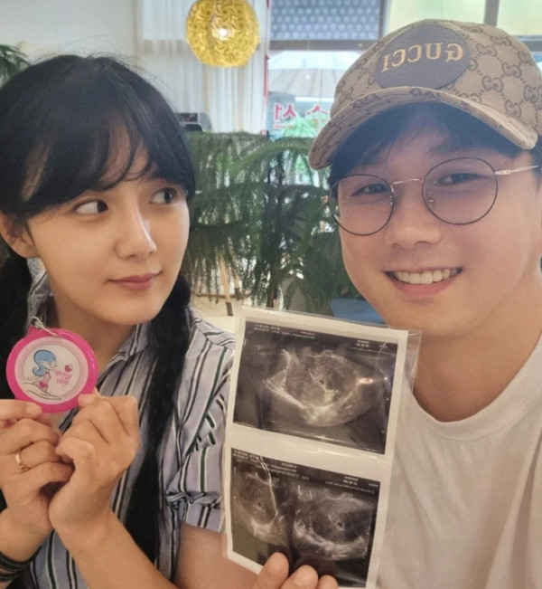 ▲강은비-변준필 부부. (출처=강은비SNS)