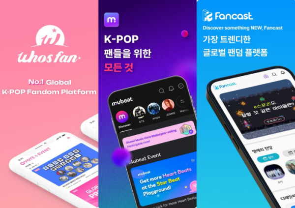 ▲후즈팬. 뮤빗, 팬캐스트(사진=한터글로벌 제공)