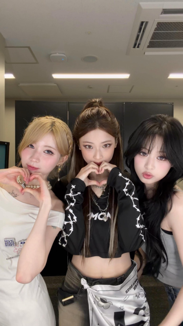 ▲'베이비몬스터' 아사, 루카, 아현(사진제공=YG엔터테인먼트)