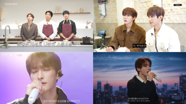 ▲세븐틴 도겸X승관(사진=유튜브 채널 '셰프 안성재', '에픽하이', 'KBS Kpop', 플레디스엔터테인먼트)