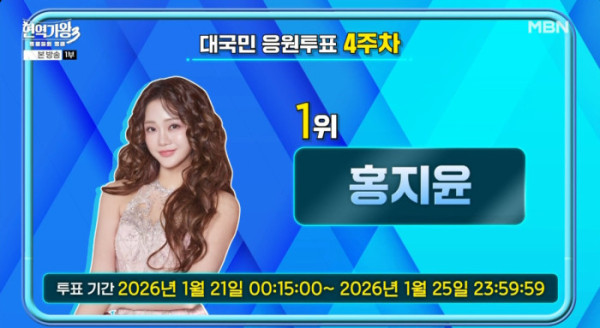 ▲'현역가왕3' 투표하기 (사진=MBN 방송화면 캡처)