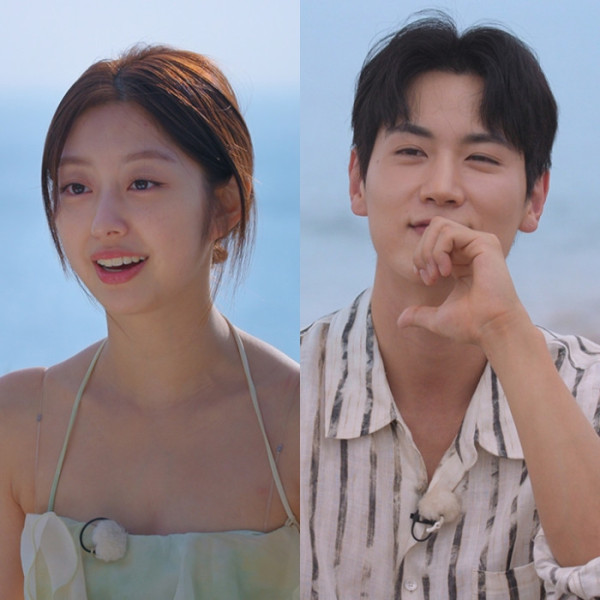 ▲'솔로지옥5' 메기 이하은, 조이건 (사진제공=넷플릭스)