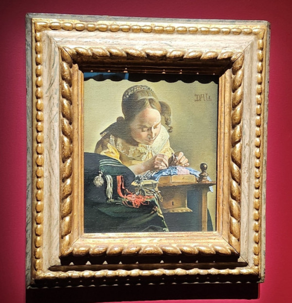 ▲달리 ‘레이스를 뜨는 여인'(브라보 마이 라이프)